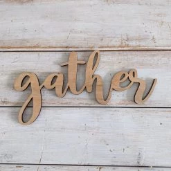 Oh! You're Lovely Craft Supplies Gather Wood Cutout- Bundle Of 5