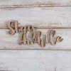 Oh! You're Lovely Stay Awhile Wood Cutout- Bundle Of 5 Craft Supplies