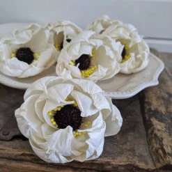 Oh! You're Lovely Diego - Set Of 6- 3 Inches Sola Wood Flower Sets