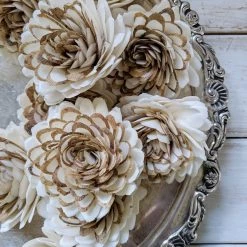 Sola Wood Flowers Wholesale Vanilla Chai- 2.5 Inches