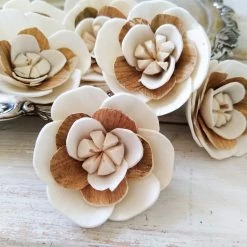 Oh! You're Lovely Sola Wood Flower Sets Charm - Set Of 12 - 2.5 Inches