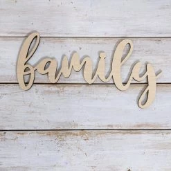 Oh! You're Lovely Family Wood Cutout- Bundle Of 5
