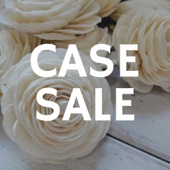 Sola Wood Flowers Wholesale Case Sale - Ranunculus 2.5 Inches - 1000 Flowers