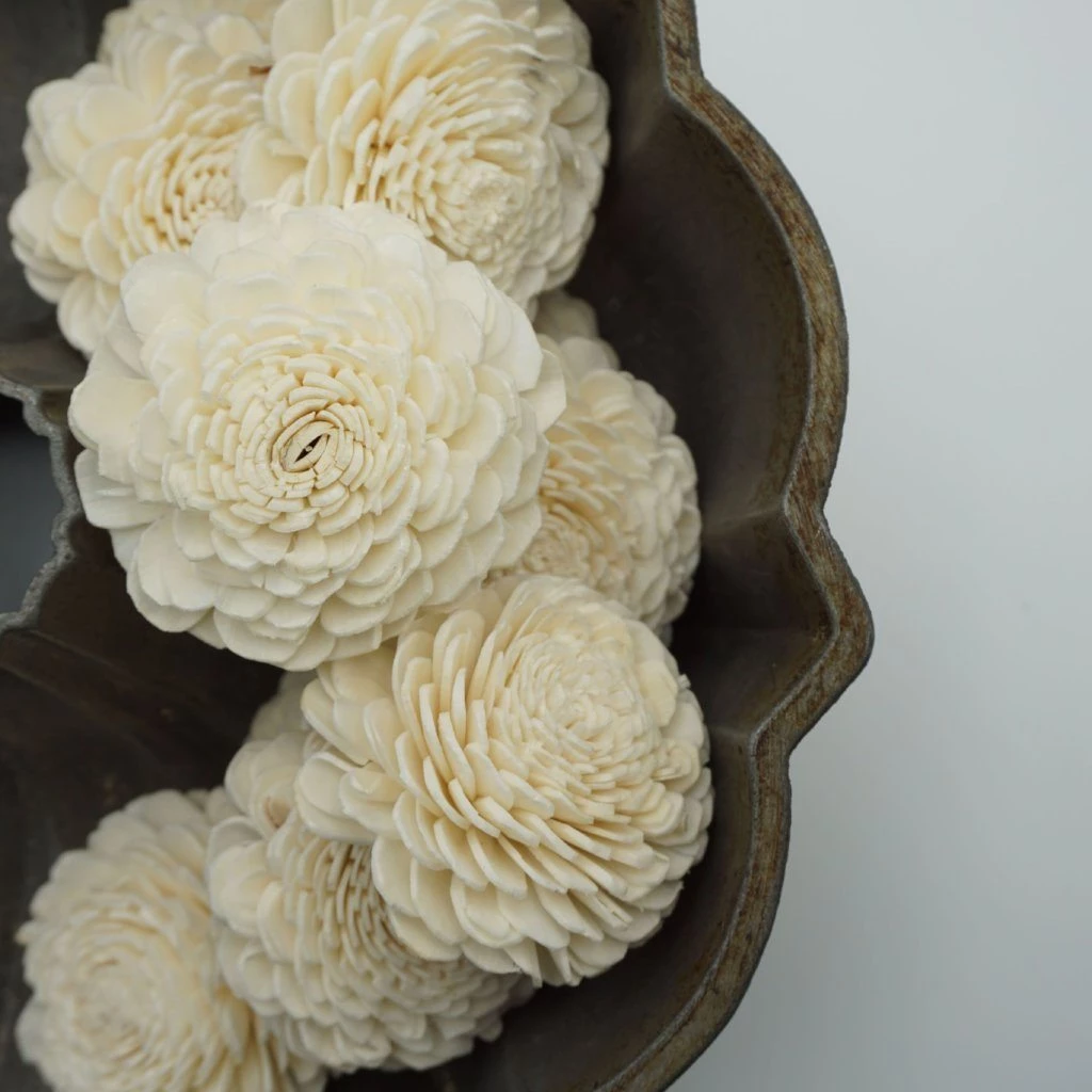 Oh! You're Lovely - Sola Wood Flowers Marigold - Bulk Wholesale 100 Pack