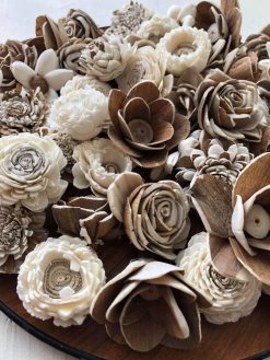 Oh! You're Lovely Bulk Sola Wood Flower Packs Barkie Smalls Assortment - Set Of 50