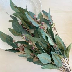 Oh! You're Lovely - Sola Wood Flowers Greenery And Filler Seeded Eucalyptus | 22 Inches | Artificial