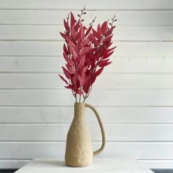 Oh! You're Lovely - Sola Wood Flowers Artificial Seeded Italian Ruscus | Basics Collection | Red Greenery And Filler