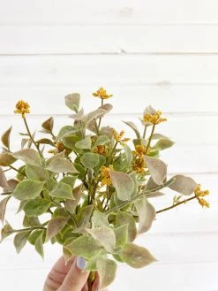 Oh! You're Lovely - Sola Wood Flowers Fall Laurel With Pumpkin Colored Berries- Faux Greenery And Filler