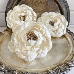 Oh! You're Lovely Helen ™ | Set Of 3 | XL 6 Inches Sola Wood Flower Sets