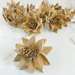 Oh! You're Lovely Donnie ⢠- Set Of 12 - Multiple Sizes Available Sola Wood Flower Sets