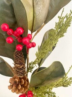 Oh! You're Lovely - Sola Wood Flowers Greenery And Filler Holiday Magnolia Mix - Faux