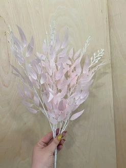 Oh! You're Lovely - Sola Wood Flowers Greenery And Filler Artificial Seeded Italian Ruscus | Basics Collection | Light Pink