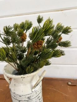 Oh! You're Lovely - Sola Wood Flowers Small Pine Pick - Artificial Greenery And Filler