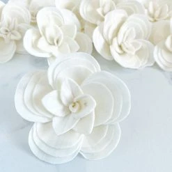 Oh! You're Lovely Sylvia ™ - Set Of 12 - 2.5 Inches Sola Wood Flower Sets