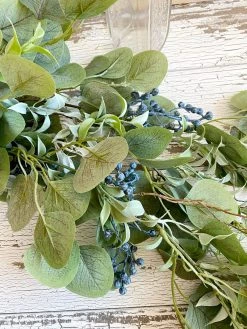 Oh! You're Lovely - Sola Wood Flowers Greenery And Filler Silver Dollar Eucalyptus Mix Hanging | Artificial