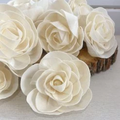 Sola Wood Flowers Wholesale Rosie - Set Of 12 - Multiple Sizes Available Sola Wood Flower Sets