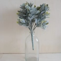 Oh! You're Lovely - Sola Wood Flowers Flocked Large Ruscus Leaves - Artificial Greenery - 11 Inches Greenery And Filler