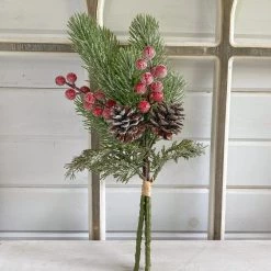 Oh! You're Lovely - Sola Wood Flowers Snowy Winter Mix With Berries | Faux