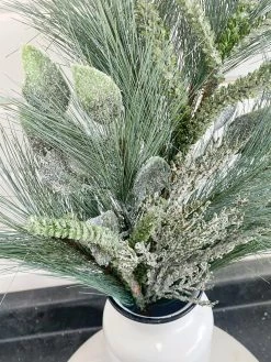 Oh! You're Lovely - Sola Wood Flowers Greenery And Filler Icy Evergreen Mix | Artificial