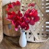 Oh! You're Lovely - Sola Wood Flowers Greenery And Filler Seeded Silver Dollar Eucalyptus | Red | Artificial