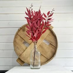 Oh! You're Lovely - Sola Wood Flowers Artificial Seeded Italian Ruscus | Basics Collection | Red Greenery And Filler