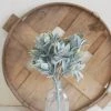 Oh! You're Lovely - Sola Wood Flowers Flocked Large Ruscus Leaves - Artificial Greenery - 11 Inches Greenery And Filler