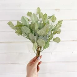 Oh! You're Lovely - Sola Wood Flowers Eucalyptus And Lamb's Ear Mixed Bundle | Artificial Greenery Greenery And Filler