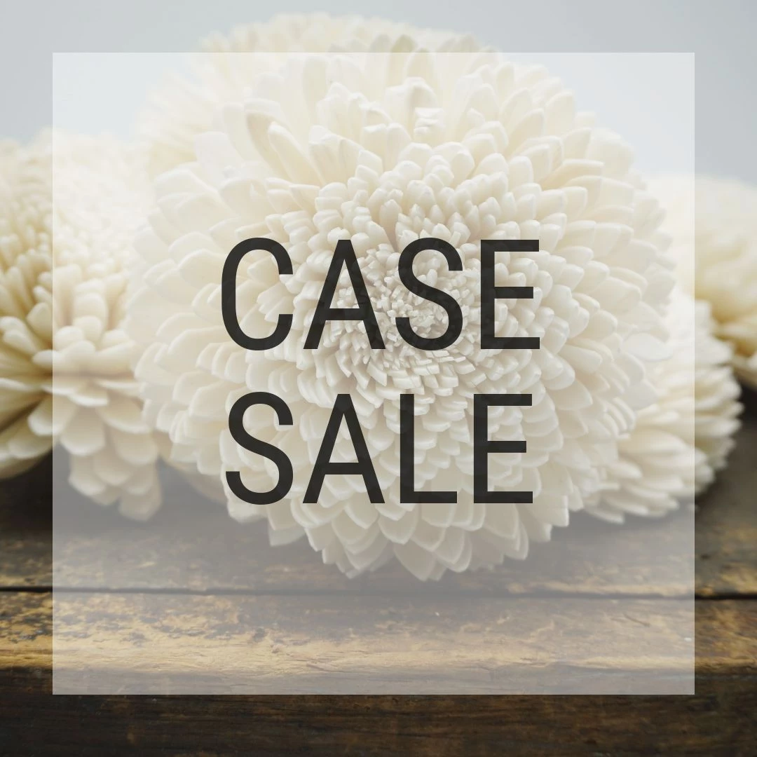 Sola Wood Flowers Wholesale Case Sale - Zinny 2.5 Inches - 1100 Flowers Sold By The Case