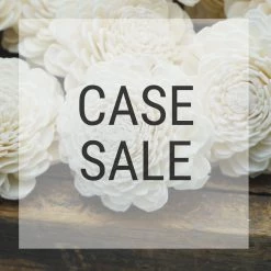 Sola Wood Flowers Wholesale Case Sale - Marigold 2.5 Inches - 1100 Flowers