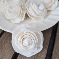 Sola Wood Flowers Wholesale Sola Wood Flower Sets Ranunculus - Set Of 12 - Multiple Sizes Available