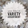 Oh! You're Lovely - Sola Wood Flowers Variety Assortment - Set Of 100 Bulk Sola Wood Flower Packs
