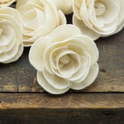 Oh! You're Lovely Buttercup Flower - Set Of 12 - Multiple Sizes Available Sola Wood Flower Sets