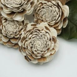 Oh! You're Lovely Sola Wood Flower Sets Java - Set Of 12 - Multiple Sizes Available -